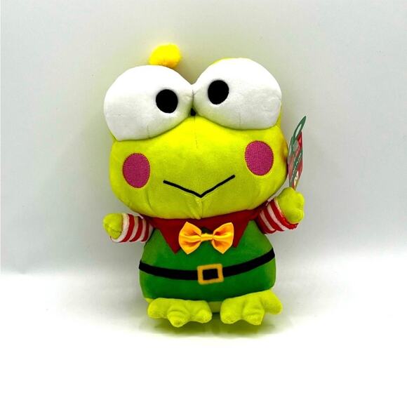 sanrio hello kitty and friends keroppi elf holiday plush toy - Picture 2 of 8